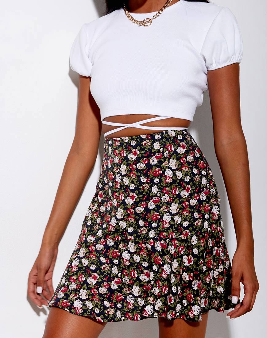 Image de la mini-jupe Gaelle, Courtney Floral