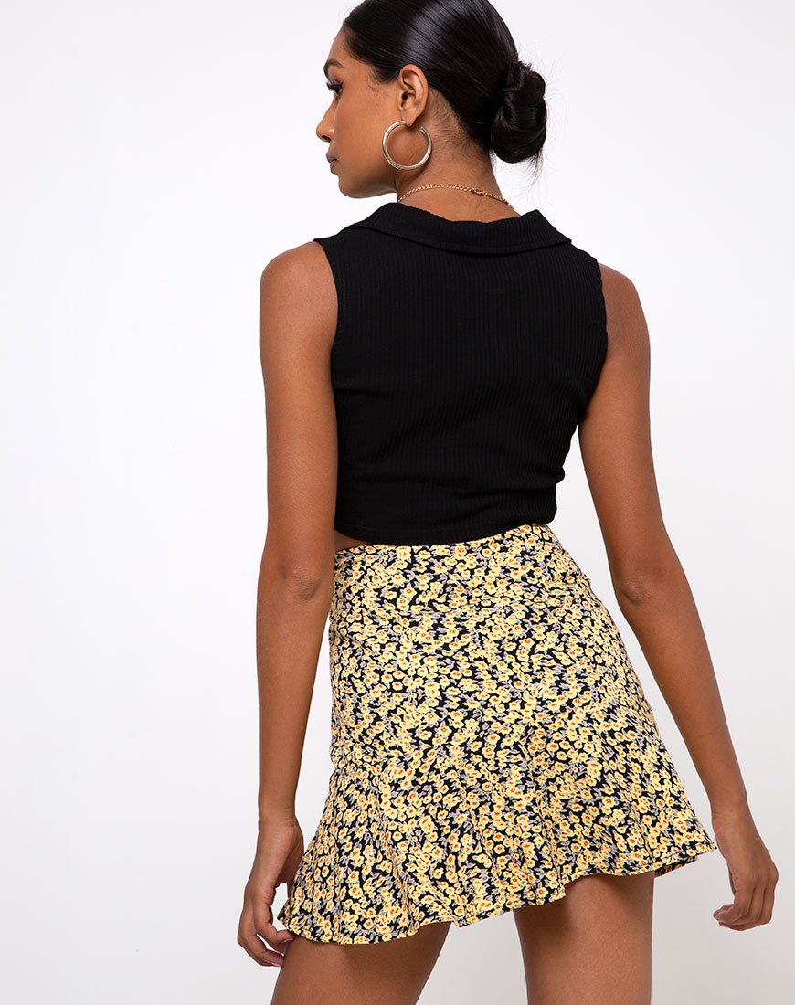 Jupe Gaelle, Mini Bloom Yellow