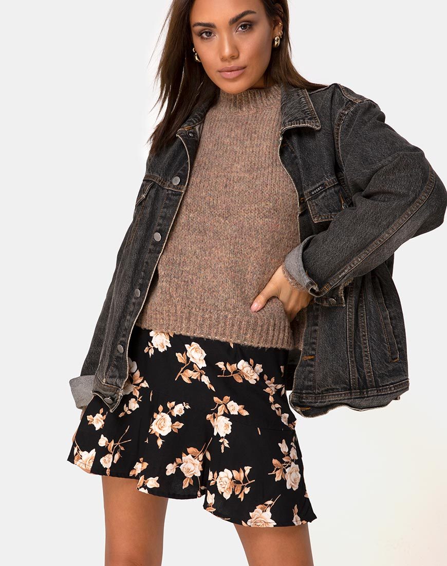 Minijupe Gaelle, peach rose