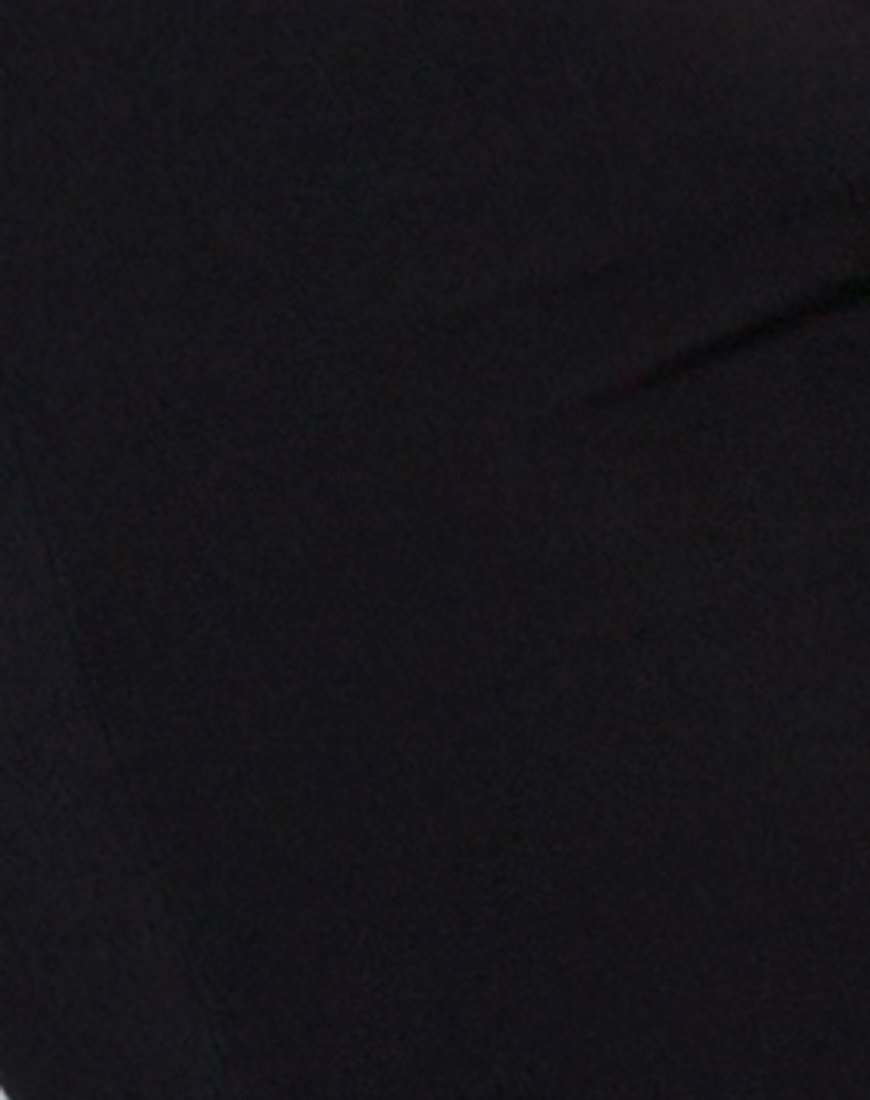 Image de Gaga Off The Shoulder Crop en noir