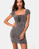 Image de la robe Gala en léopard gris Ditsy Flock