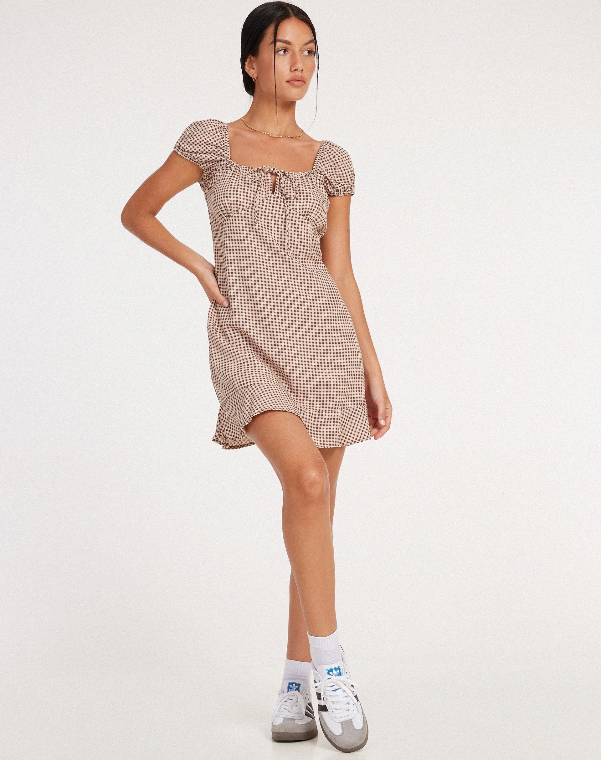 Image de la Mini robe Galaca en Mini vichy