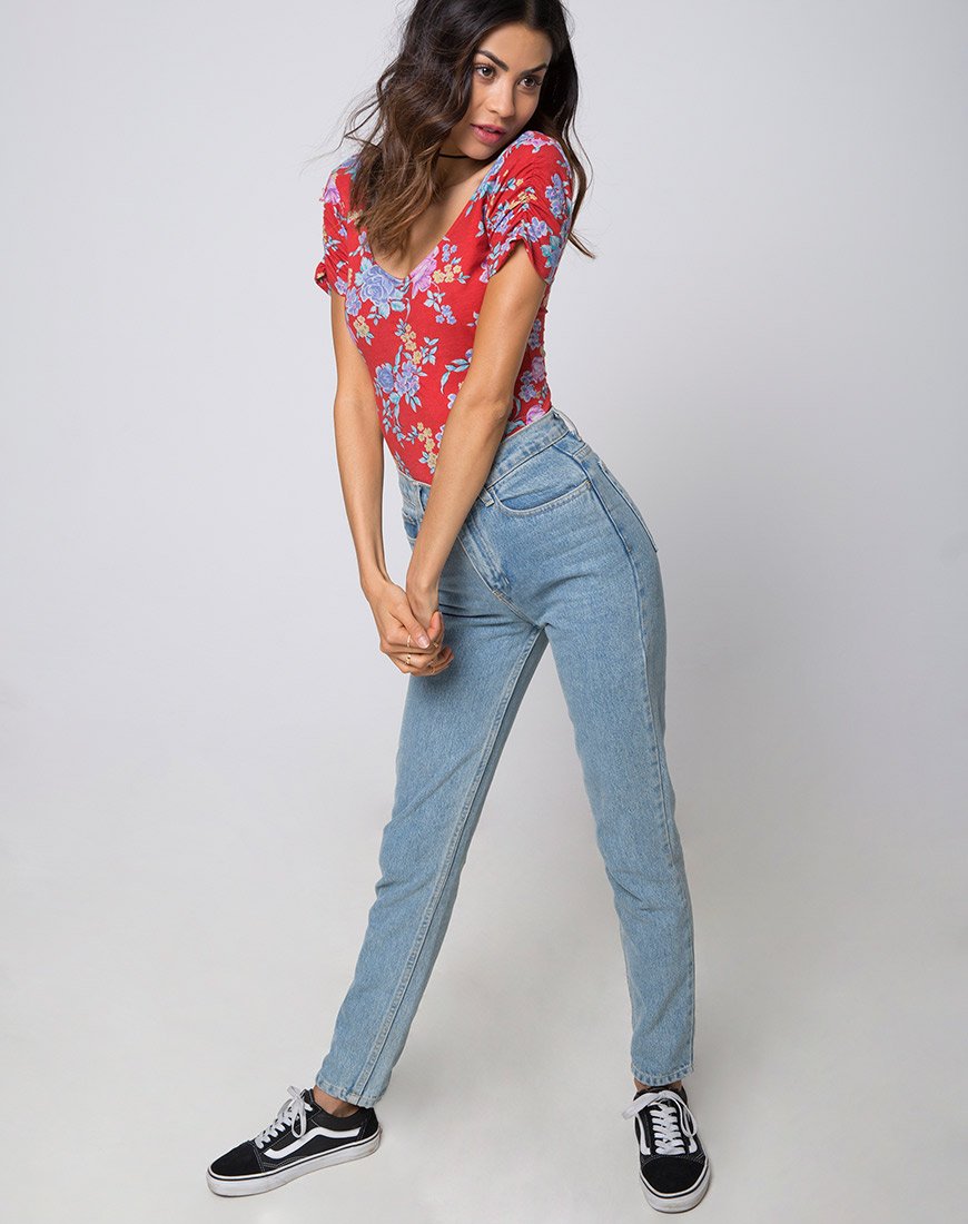 Image de Galay Bodice Plunge en Vintage Fleur