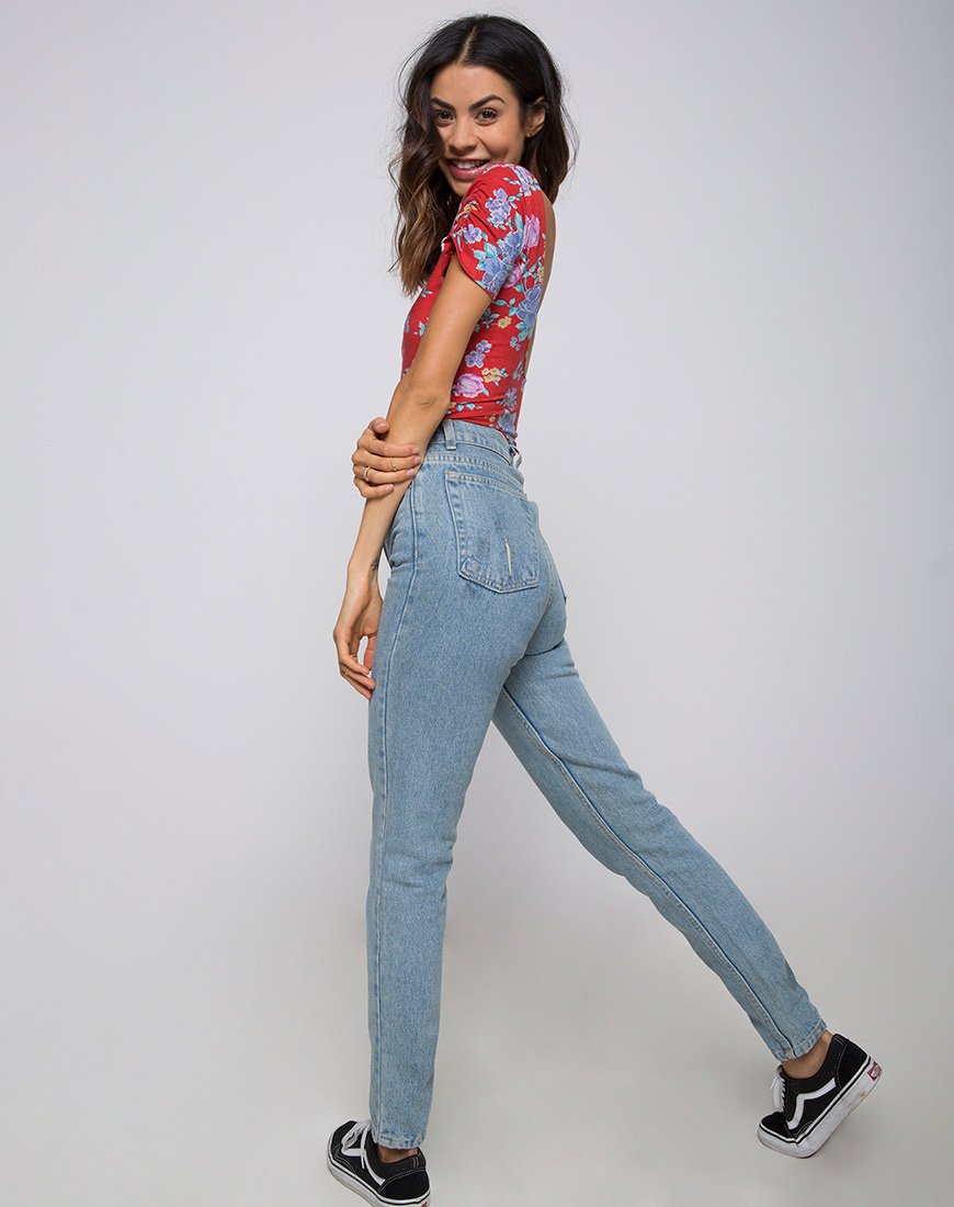 Image de Galay Bodice Plunge en Vintage Fleur