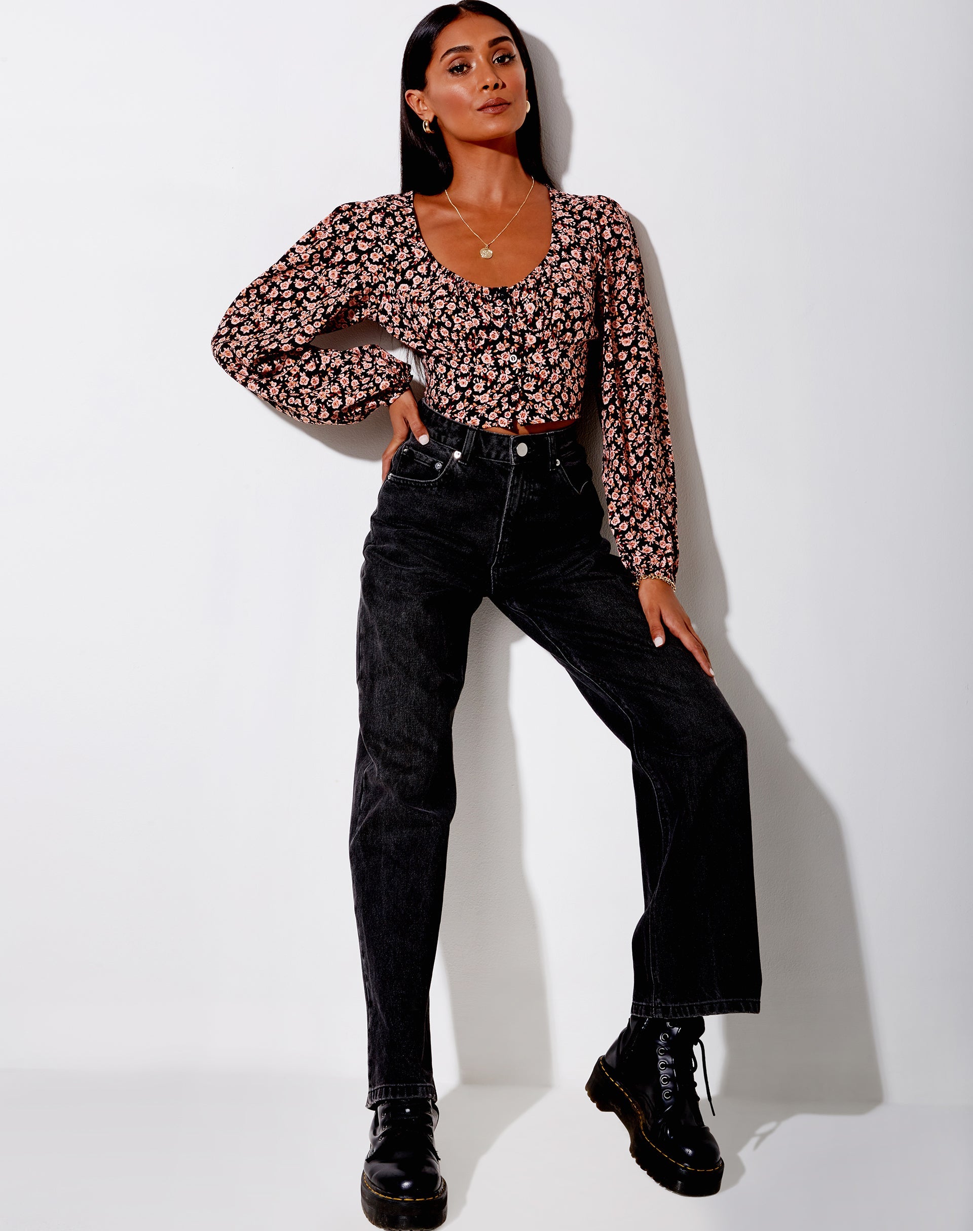 Image de Glario Crop Top in Autumn Blossom