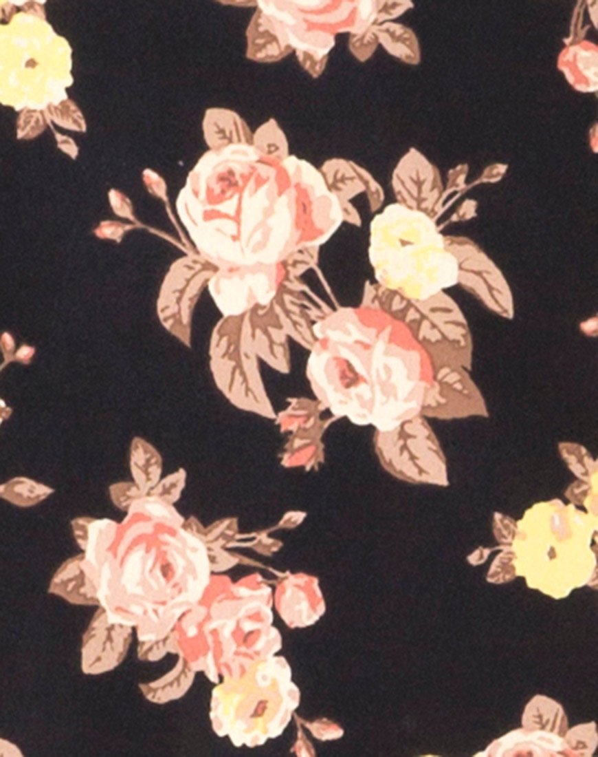 Image de Gamaris Midi Skirt in Antique Rose Black