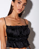Image de Gamera Cami Top in Heavy Satin Black