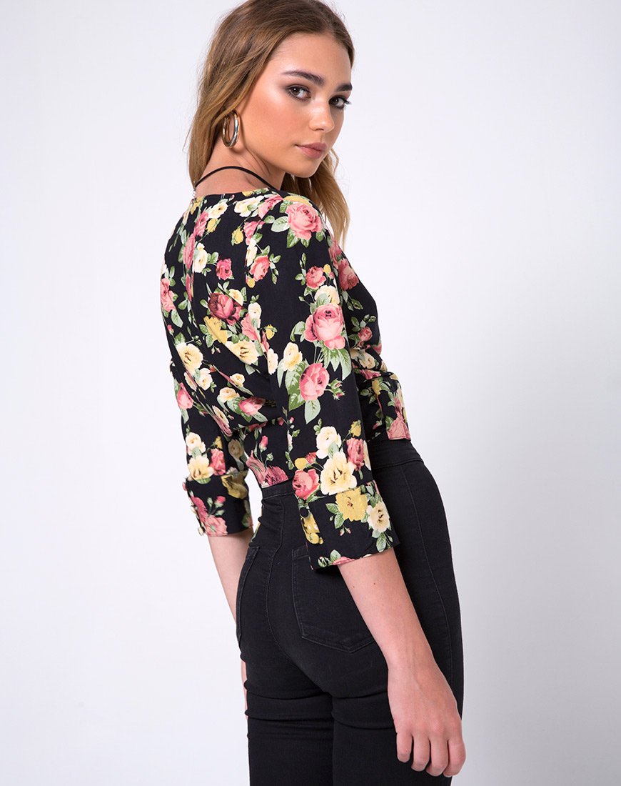 Image de Gamthi Wrap Top in Vintage bloom