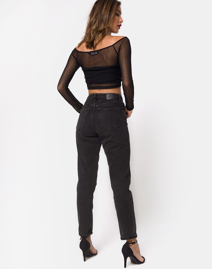 Image de Ganida Crop Top in Black