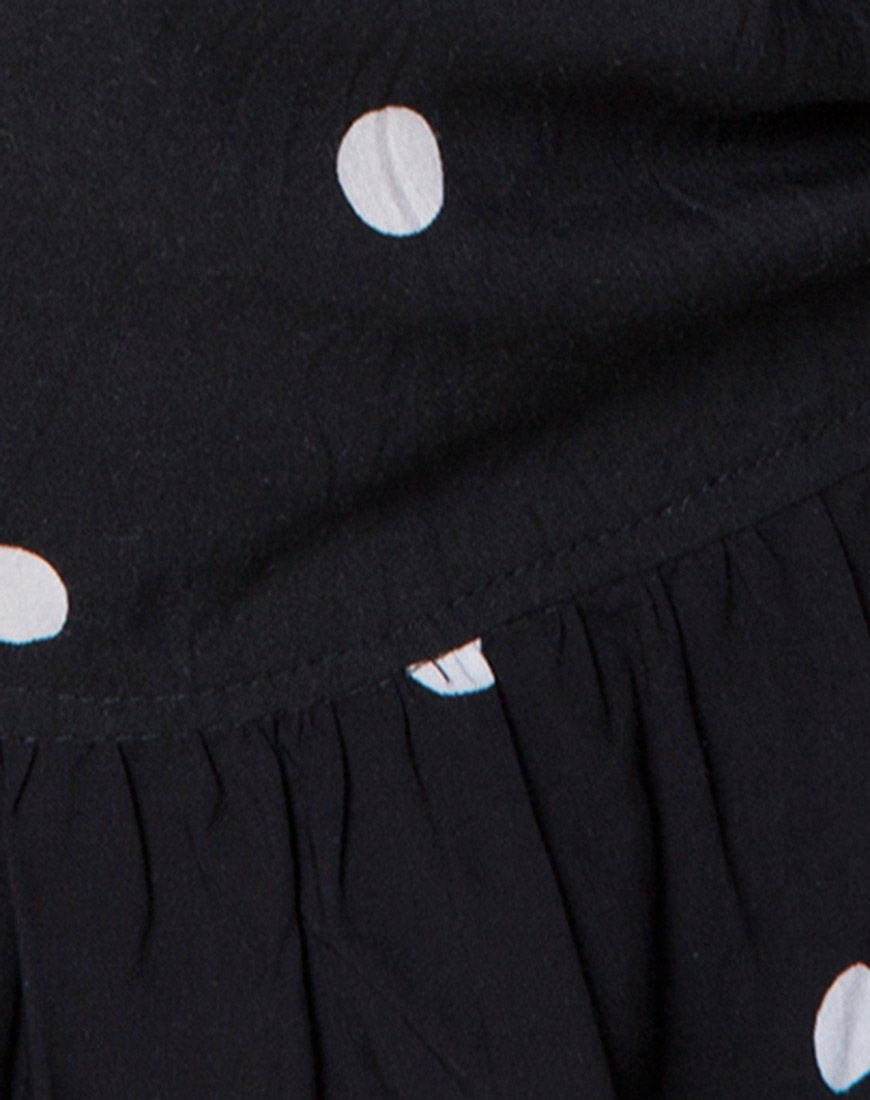 Image de Giam Top en Polkadot noir et blanc