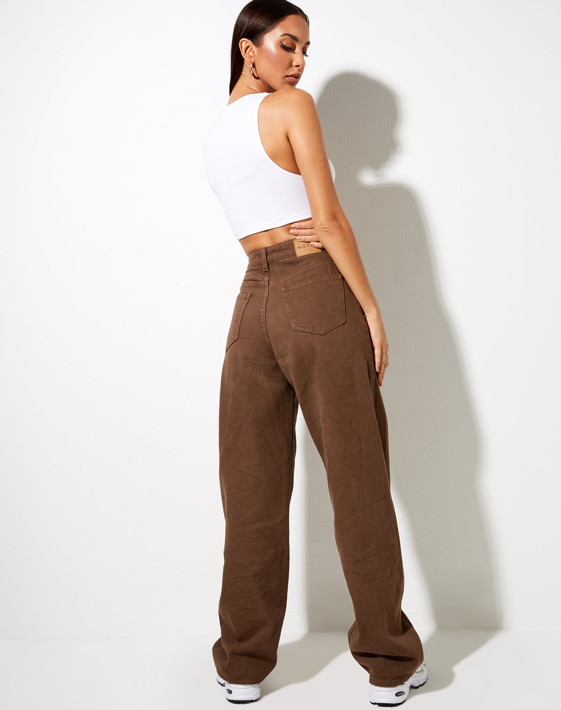 Image de Gilly Crop Top in Rib Ivory