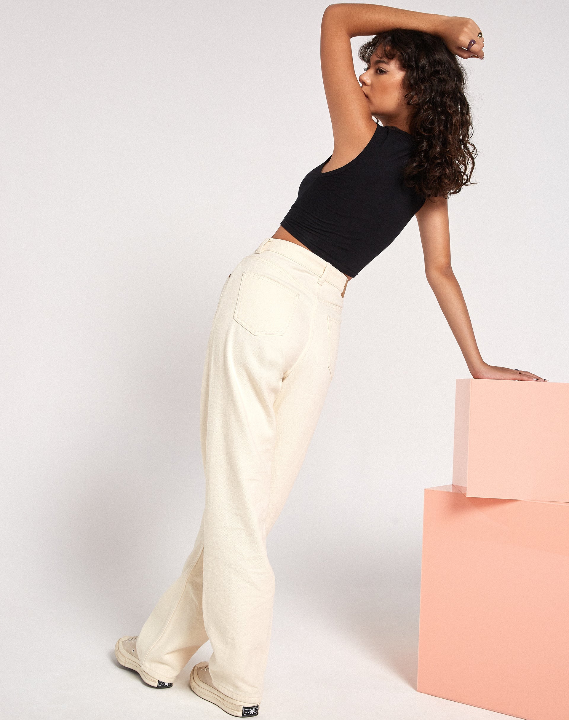 Image de Gimon Crop Top in Black Love