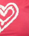Coeur rose vif