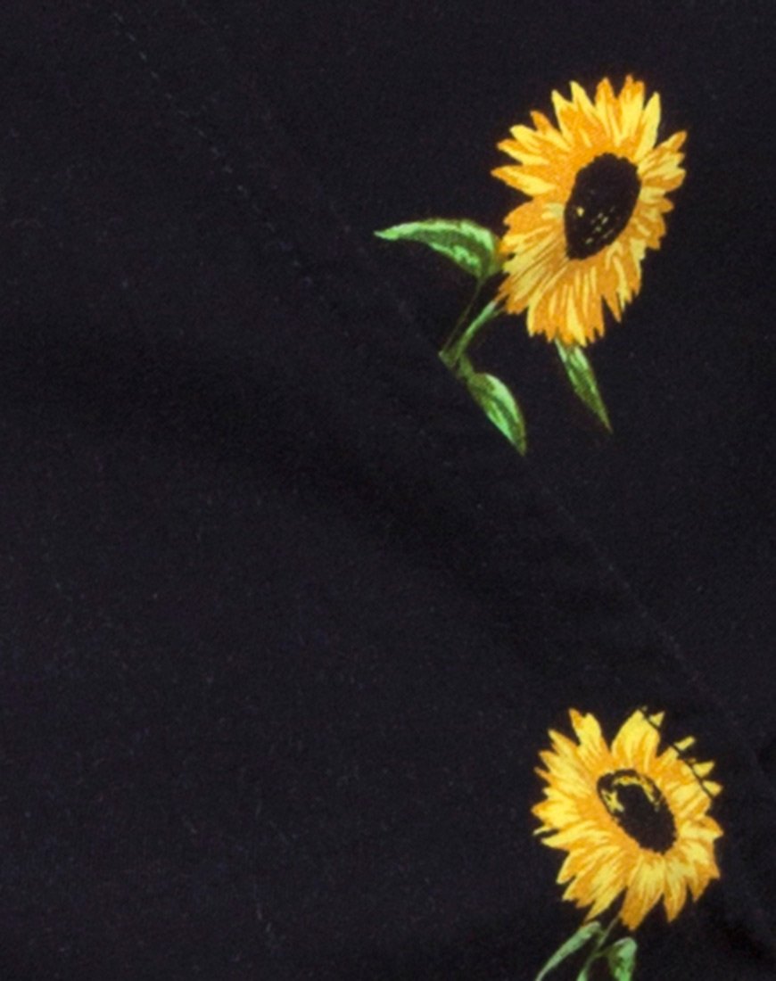 Image de Gios Crop Top in Ditsy Sunflower