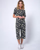 Image de Giotto Jumpsuit in Polka Daisy Black