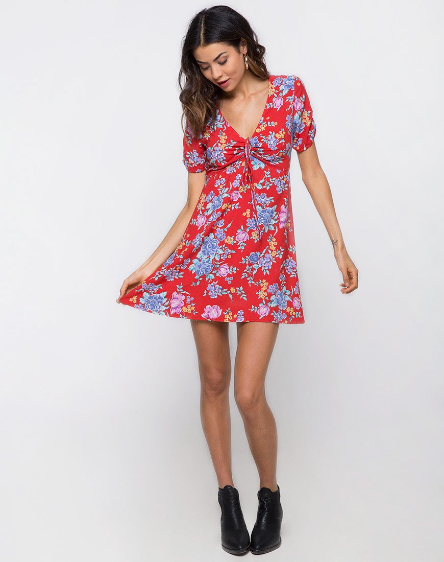 Image de Giska Tea Dress in Vintage Fleur