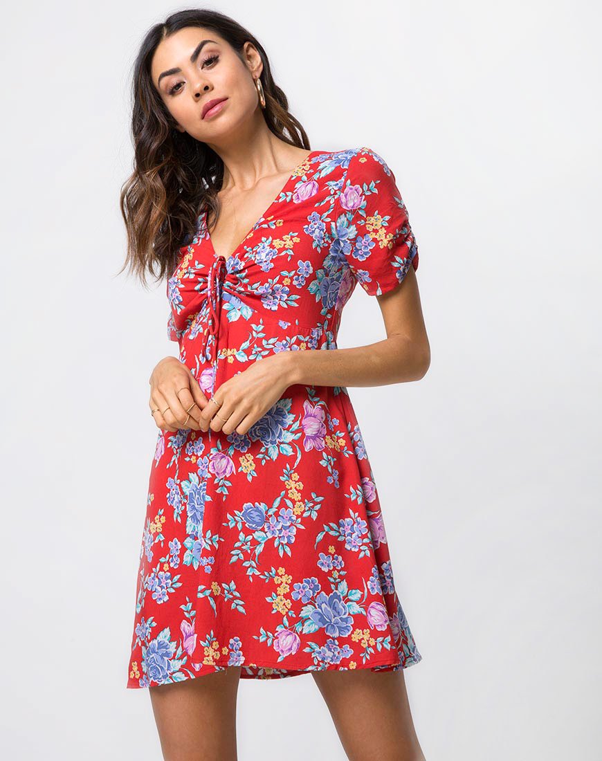 Robe de thé Giska en Fleur Vintage