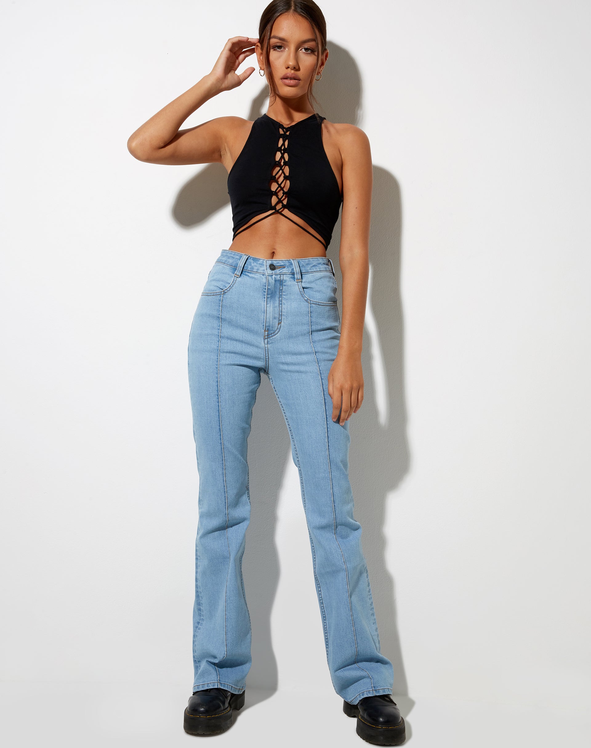 Image de Giwta Crop Top in Black