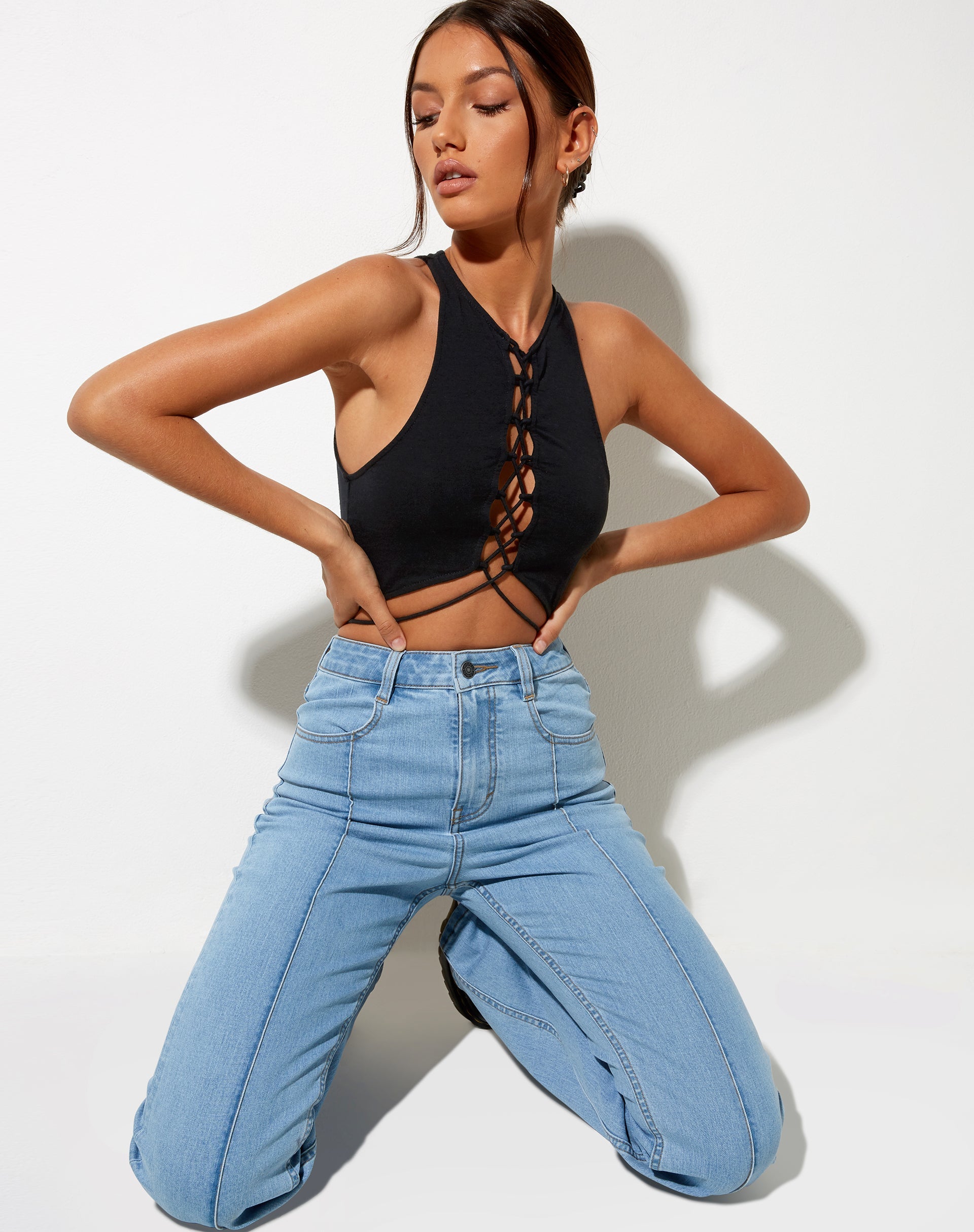 Image de Giwta Crop Top in Black
