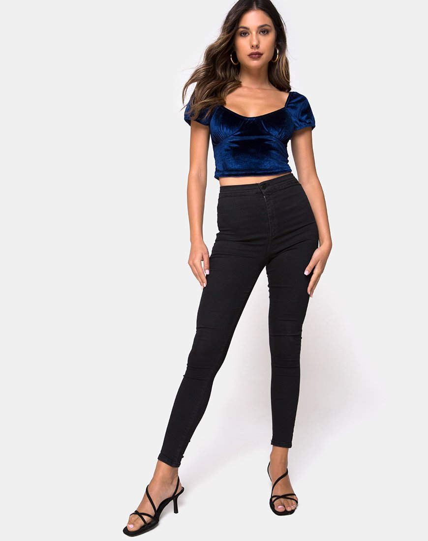 Image de Glaty Top in Velvet Navy