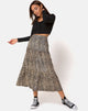 Image de Gleas Skirt in Rar Leopard Brown