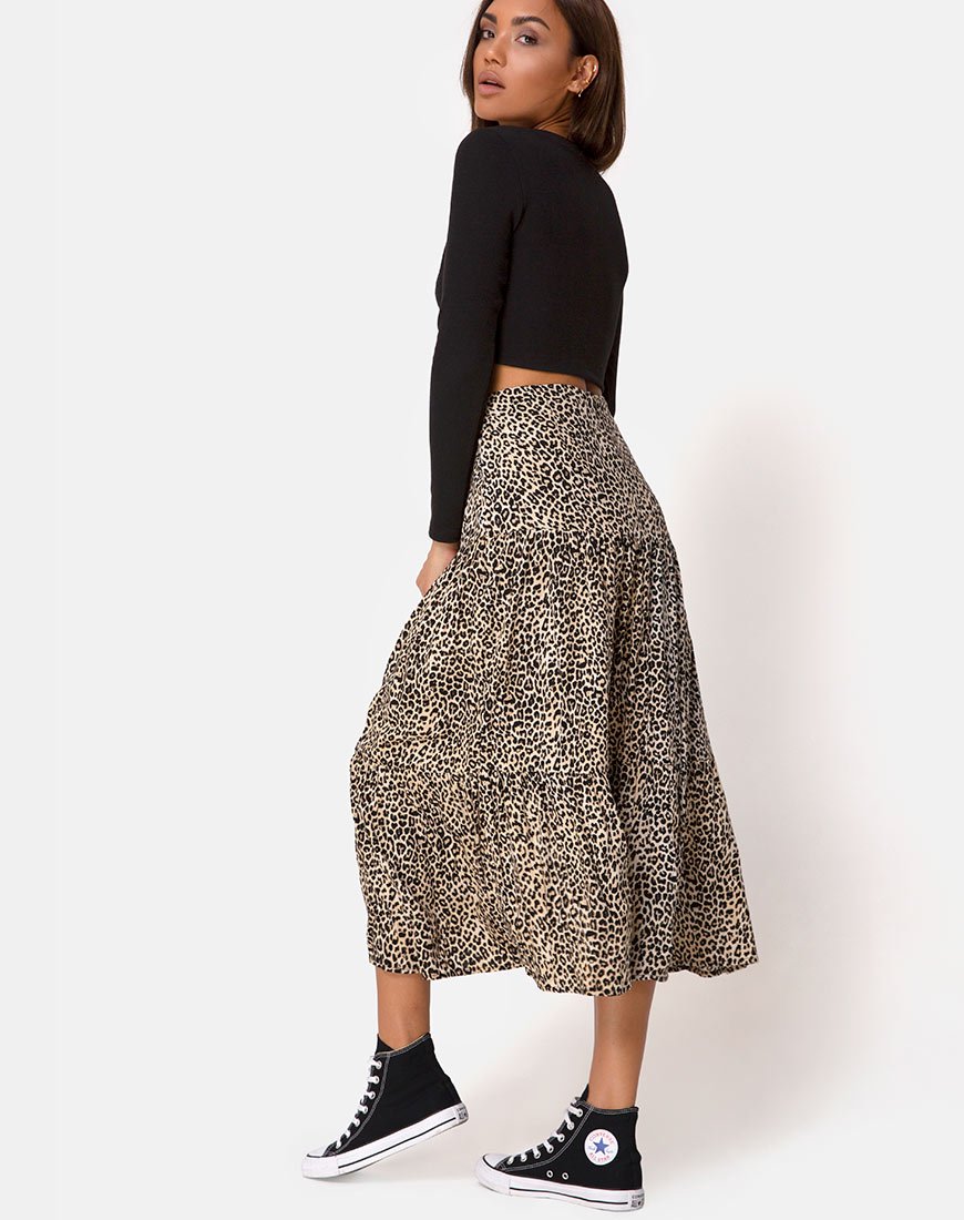 Jupe Gleas, Rar Leopard Brown