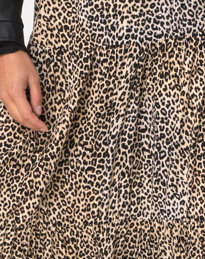Image de Gleas Skirt in Rar Leopard Brown
