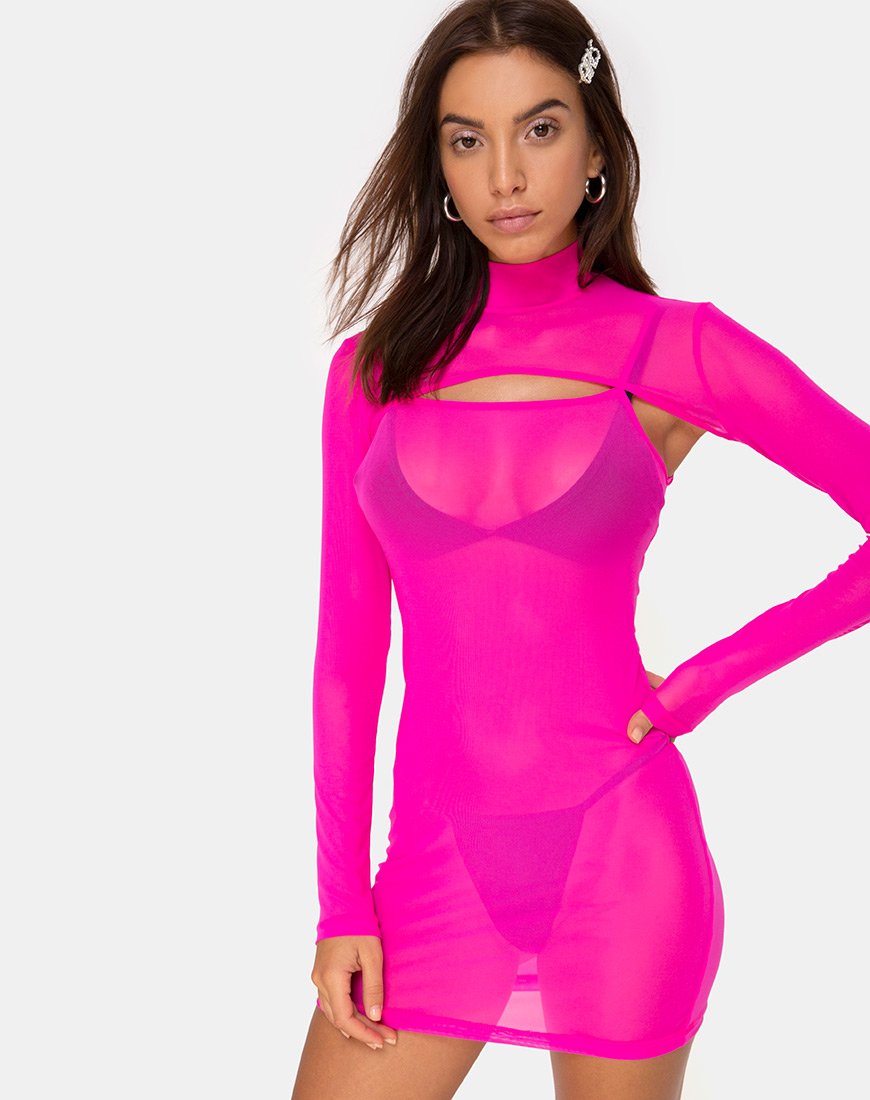 Image de Glesia Dress Fluro Pink