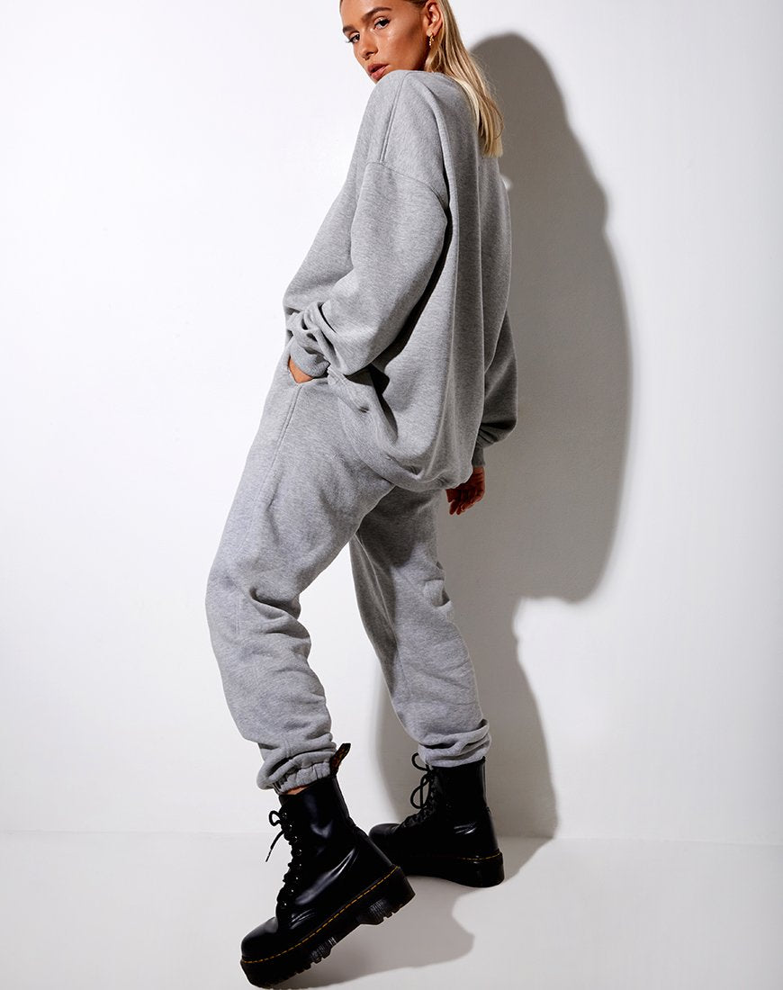 Image de Glo Sweatshirt in Grey Marl Angelo