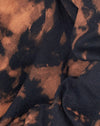 Tie Dye noir et rouille