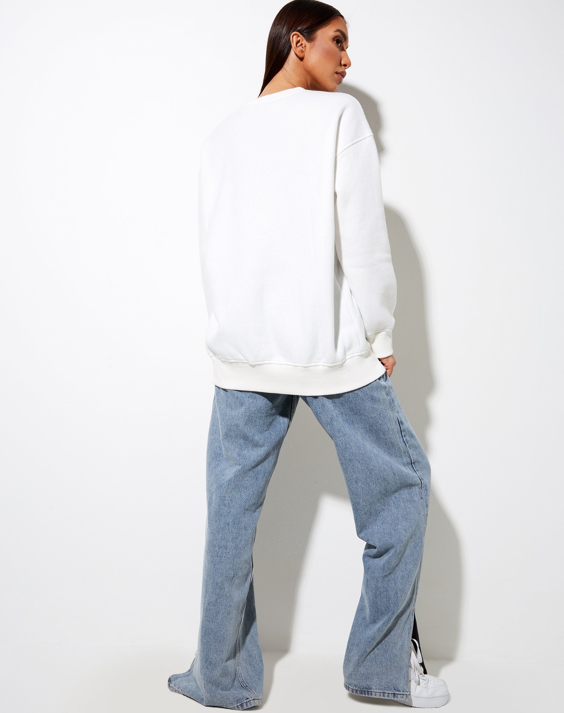 Image de Glowee Sweatshirt en blanc chaud Angel Energy Hotfix