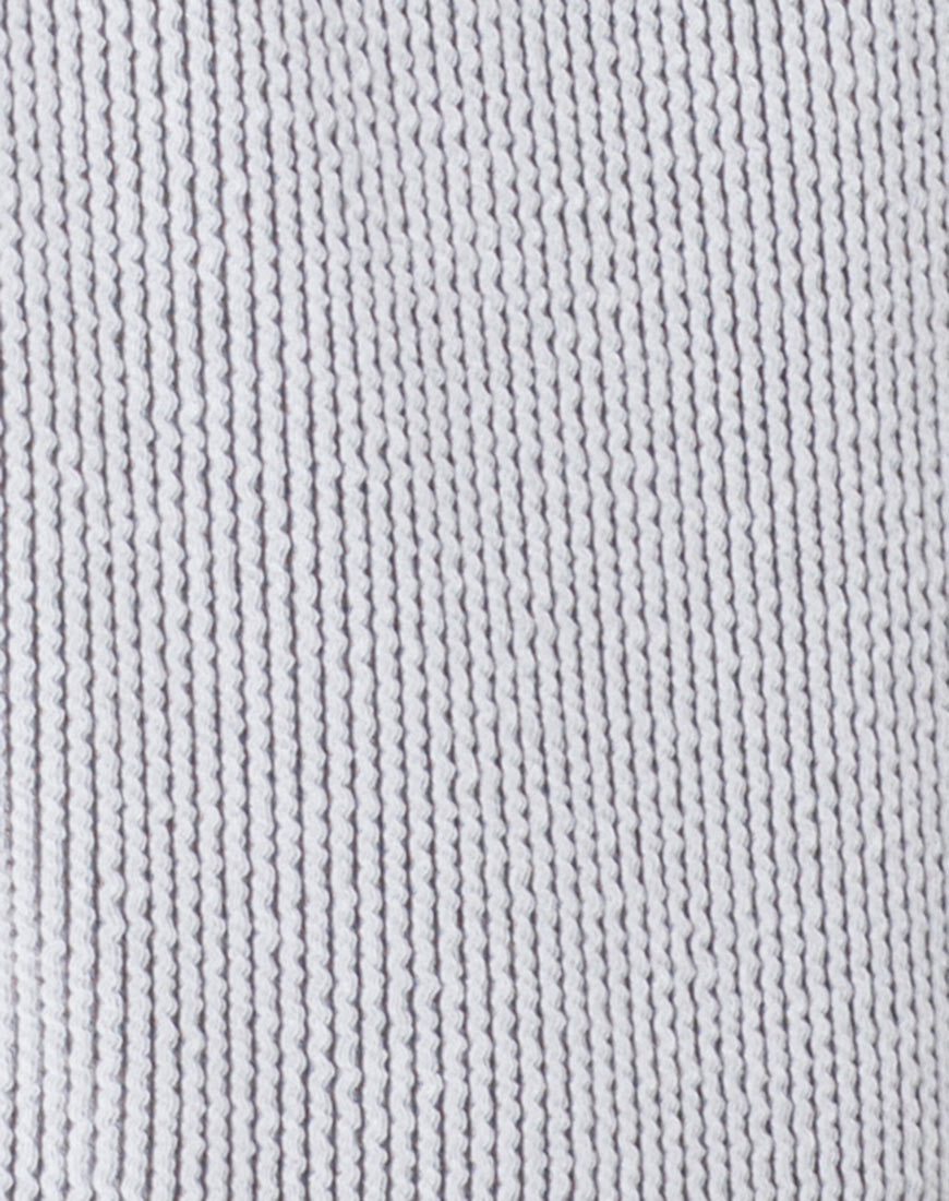 Image of Goddess Swimsuit in Crinkle Rib White