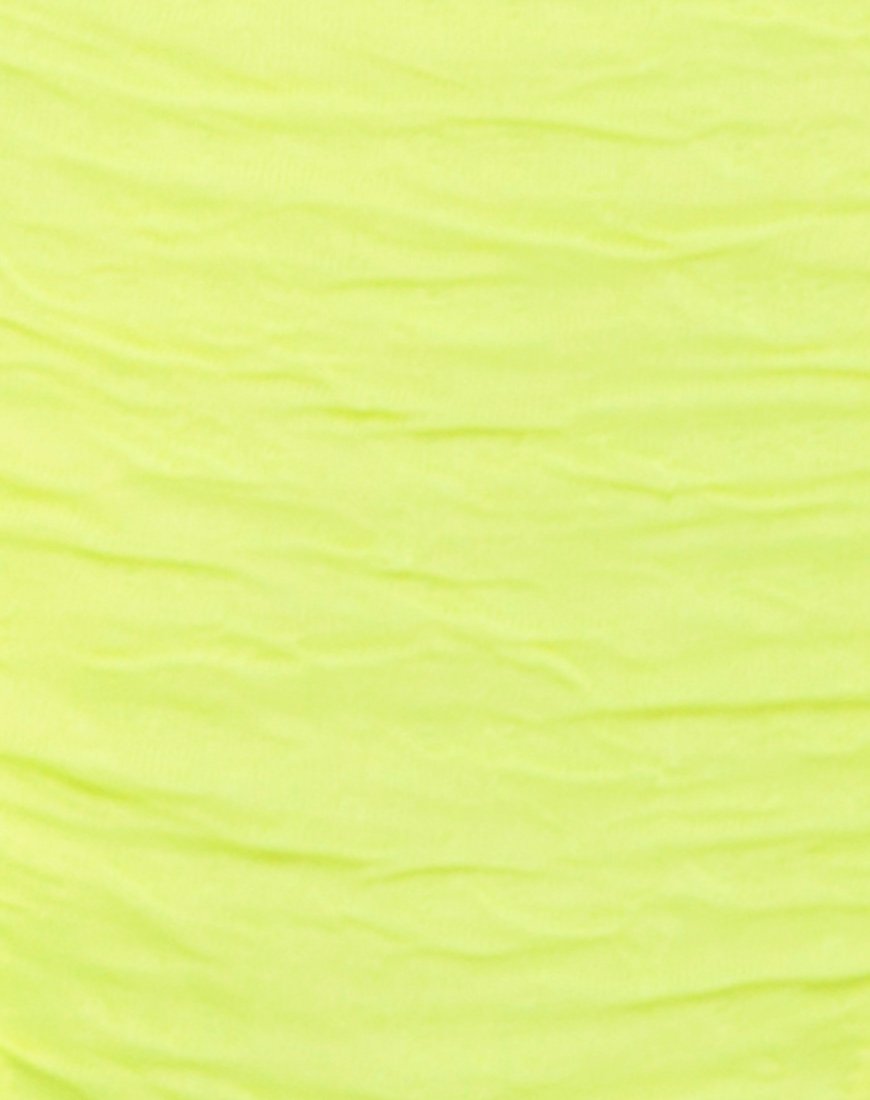 Image de Goddess Swimsuit in 80s Crinkle Sour Lime