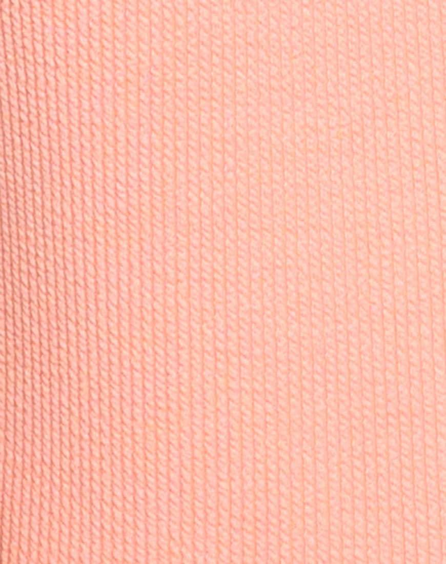 Image of Goddess Swimsuit in Textured Peach