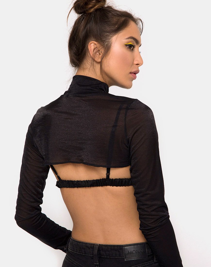 Image de Gola Top in Sheer Mesh Black