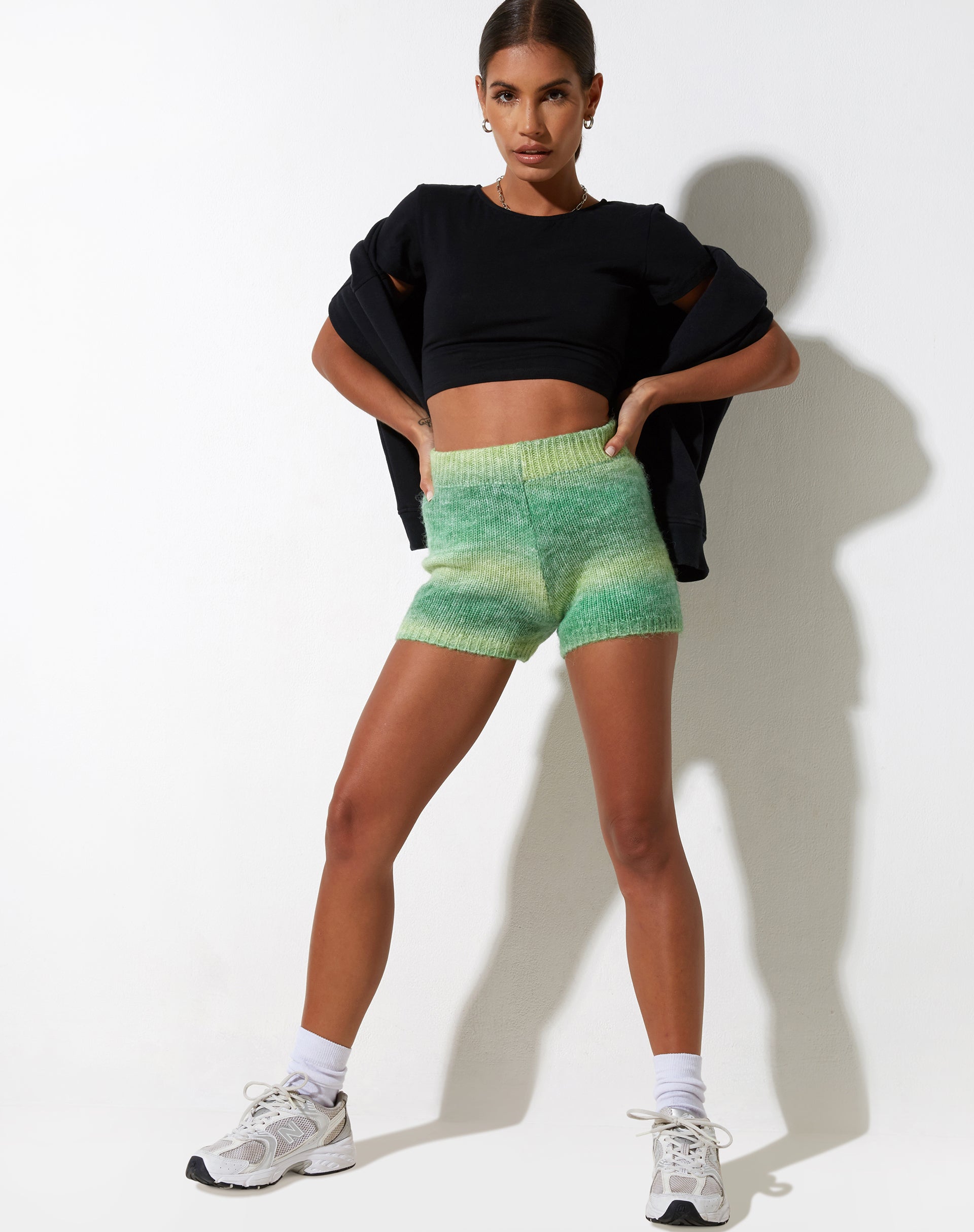 Image de Gramma Short en laine verte