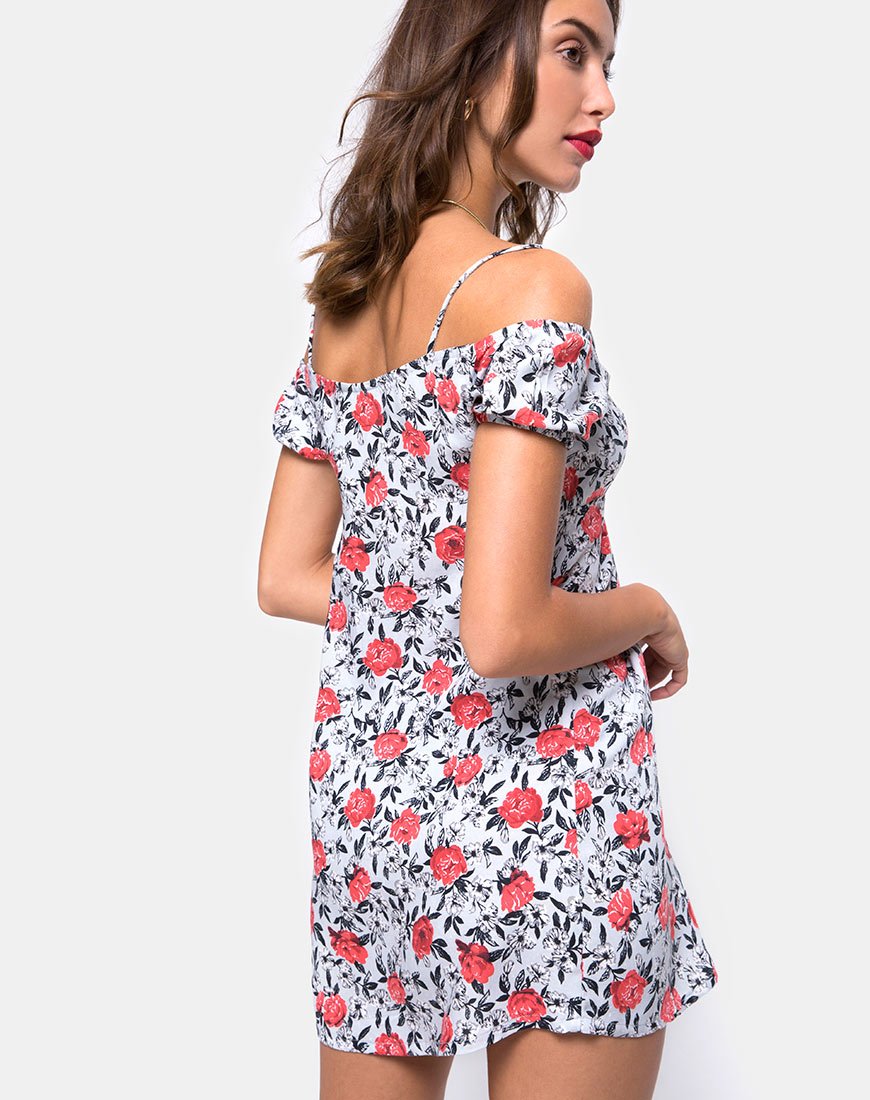 Image of Karoo Mini Dress in Blooming Rose