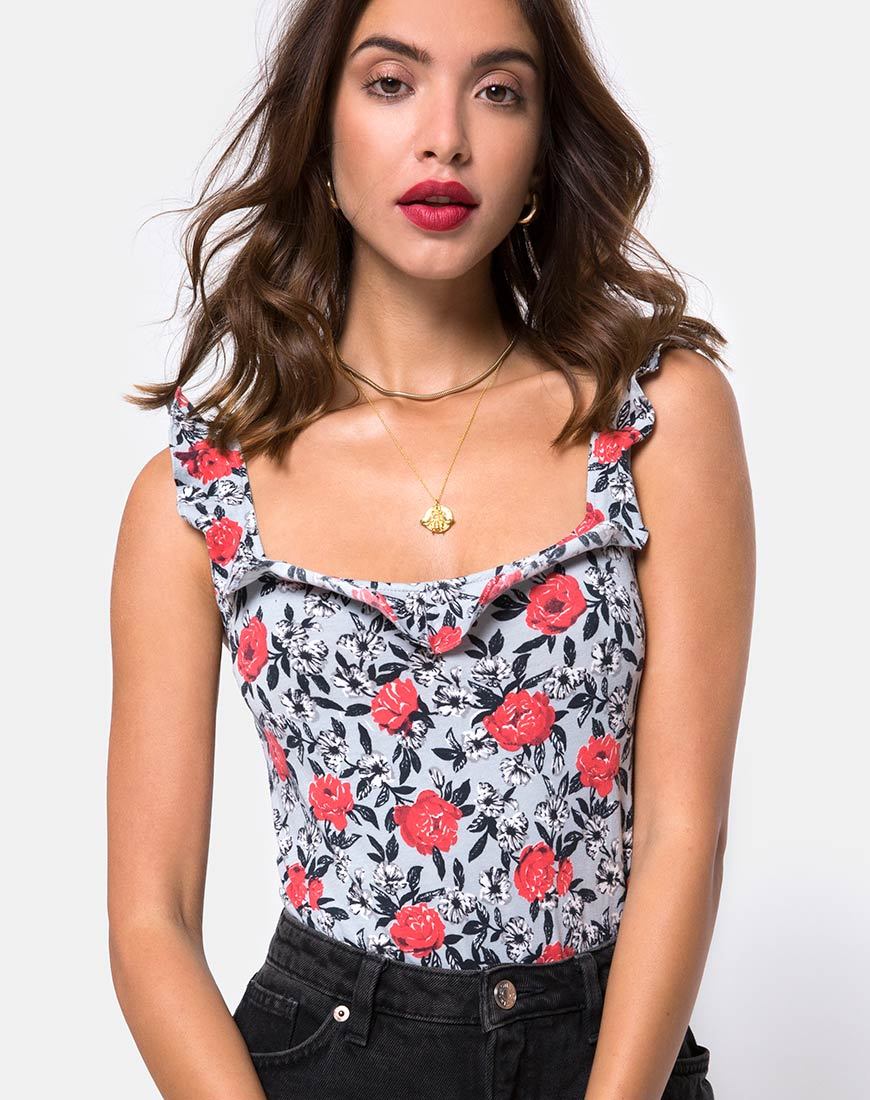 Image de Maeril Bodice in Blooming Rose