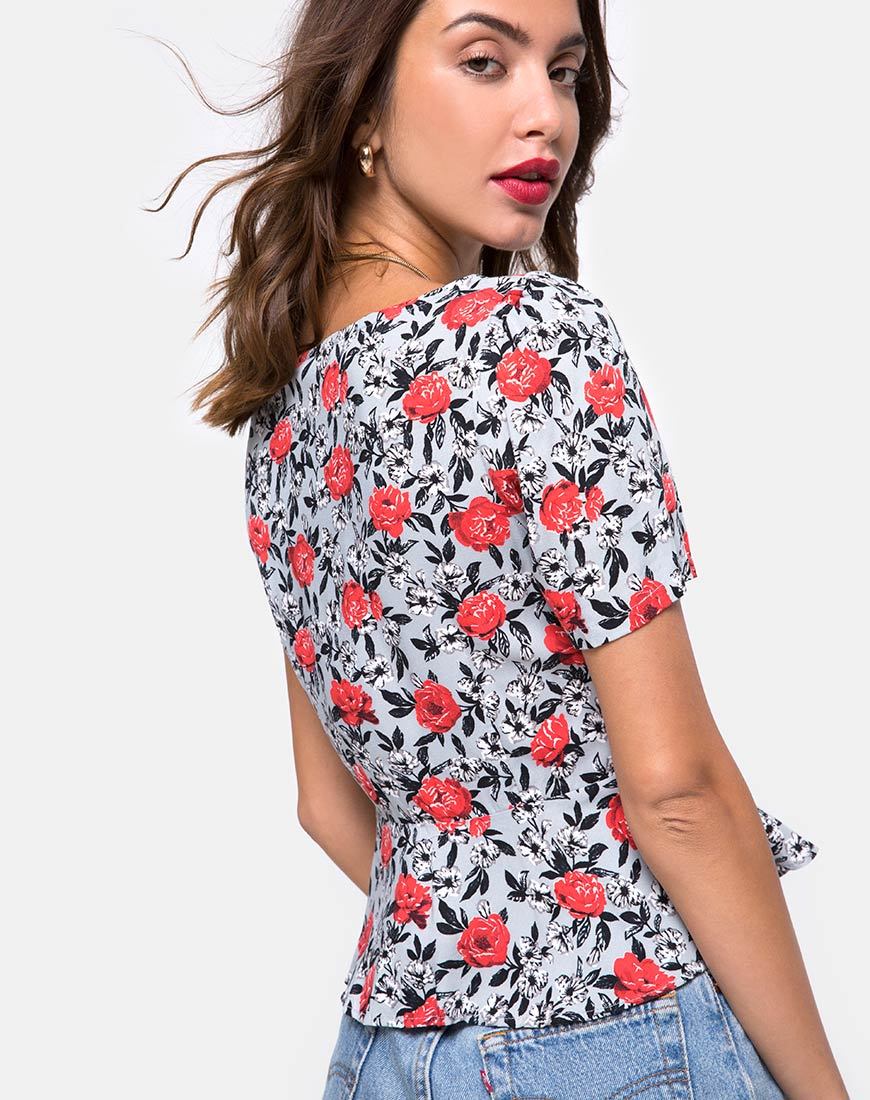 Image de Shanina Top in Blooming Rose