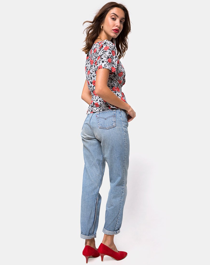Image de Shanina Top in Blooming Rose