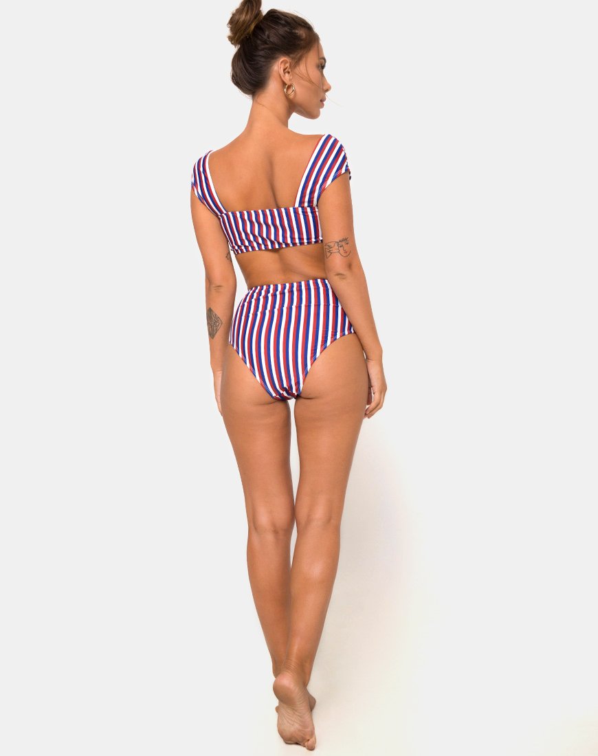 Image de Grifin Bikini Top in Triple Stripe