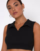 Image de Guaco Crop Top in Rib Black