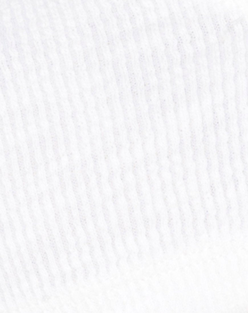 Image de Guan Crop Top in Rib Ivory