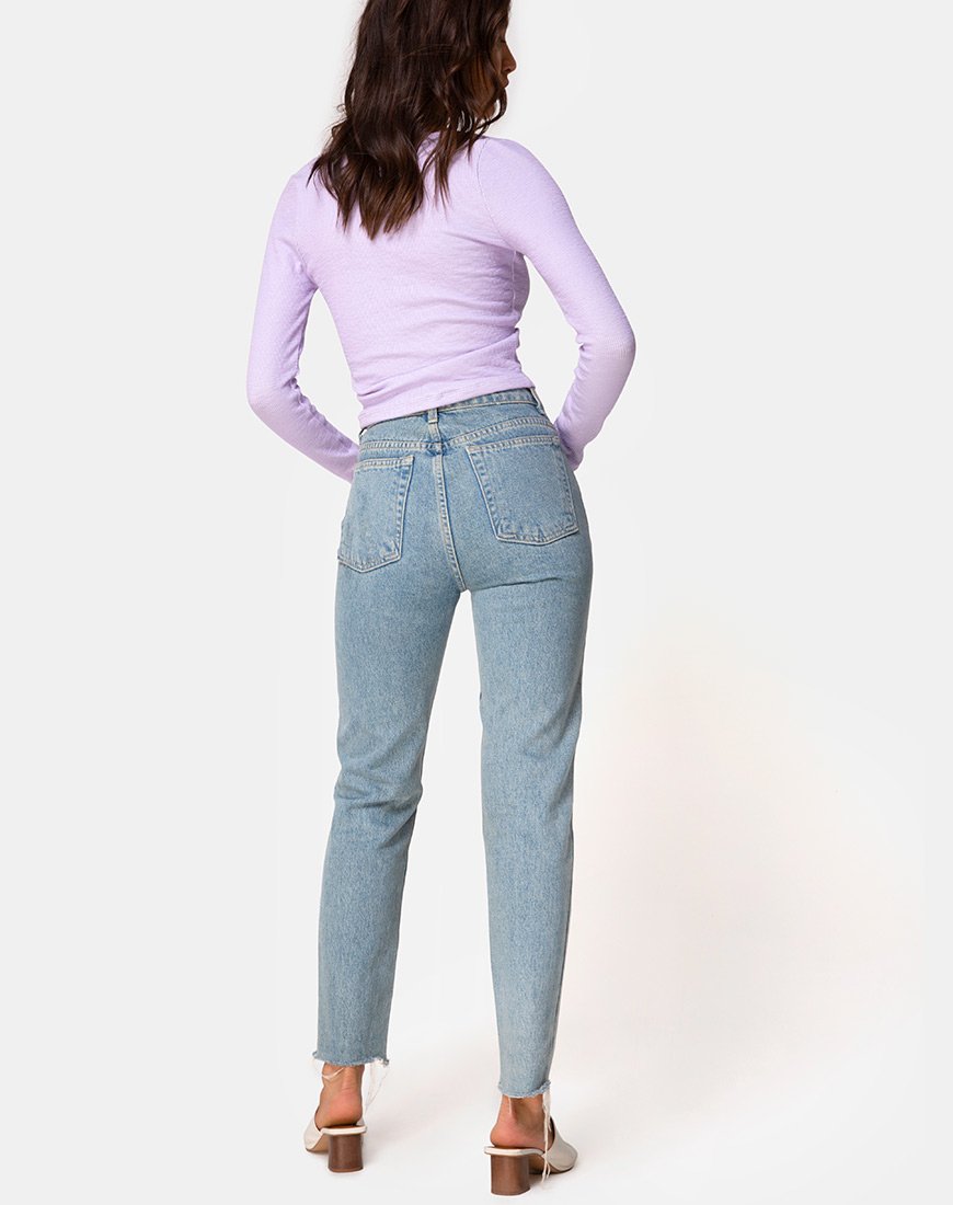 Image de Guanelle Top in Rib Lilac