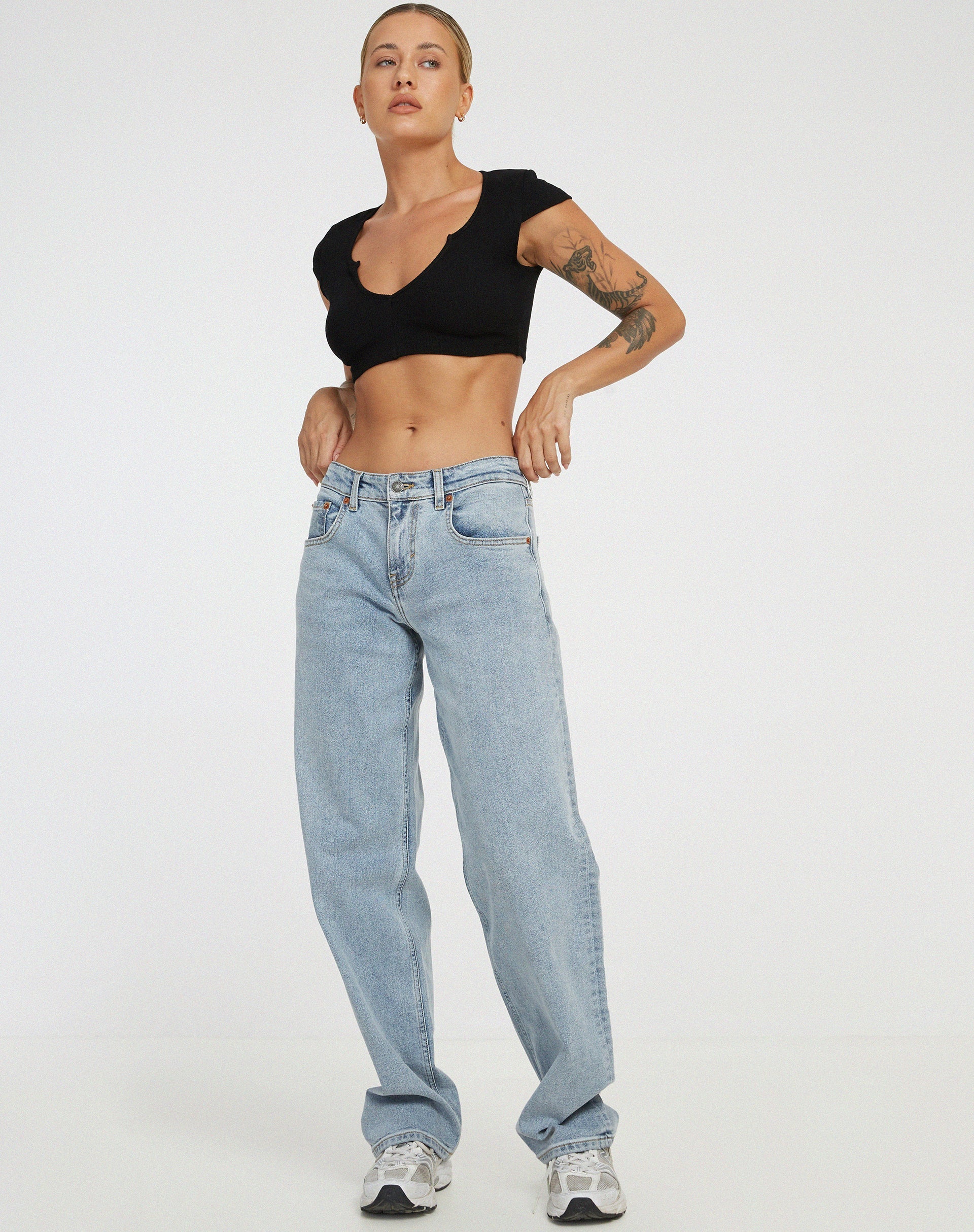 Image de Guanna Crop Top in Black