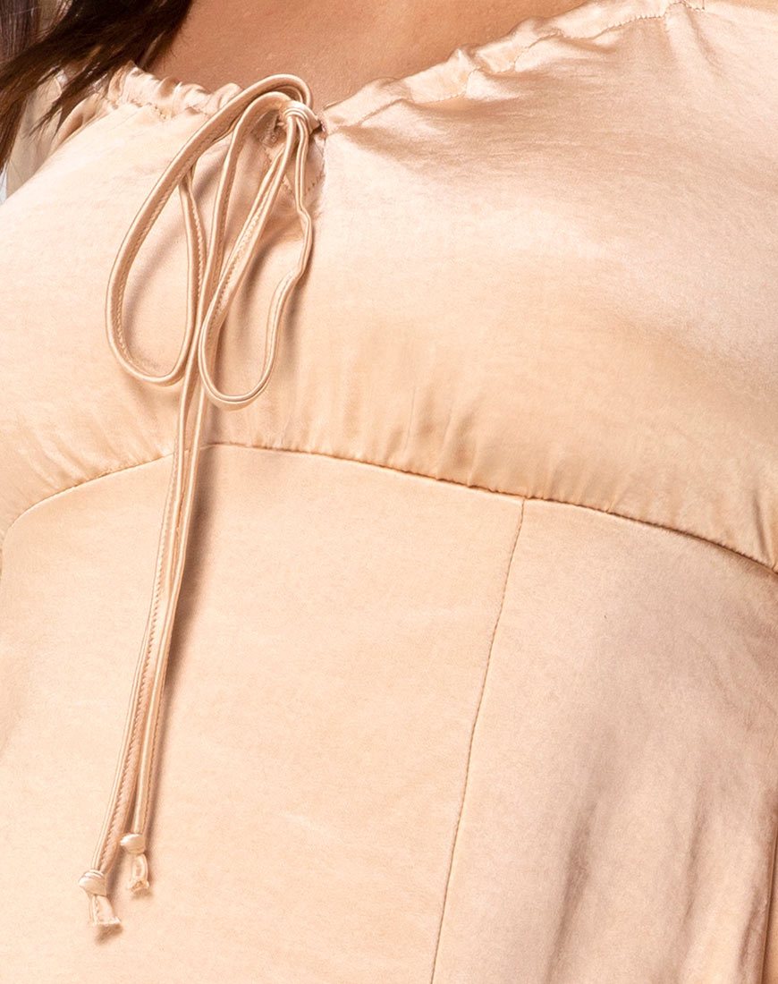 Image de la robe Guenette en satin or