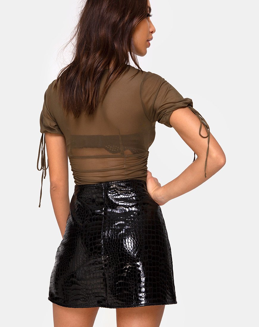 Image de Guinevre Top in Olive Net