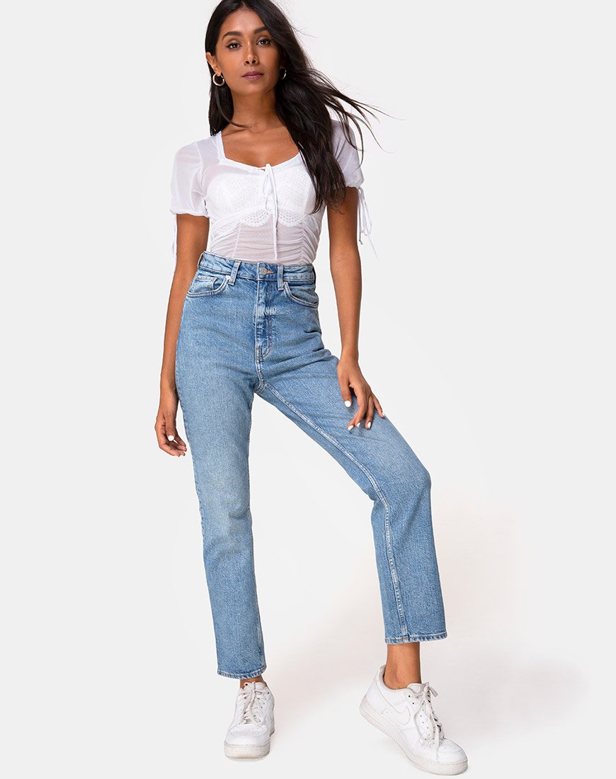 Image de Guinevre Top in White Net