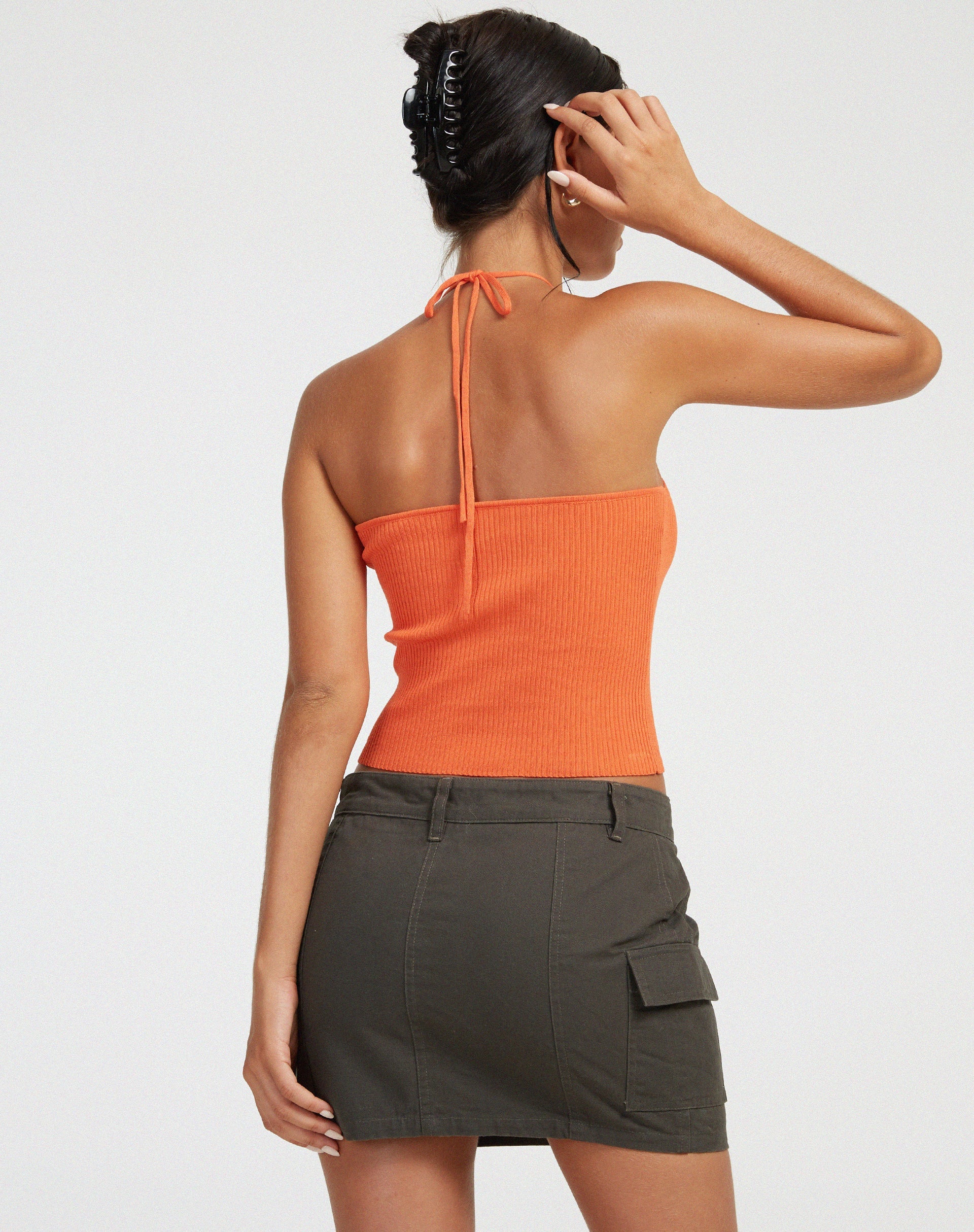 image de Gunmo Crop Top in Orange