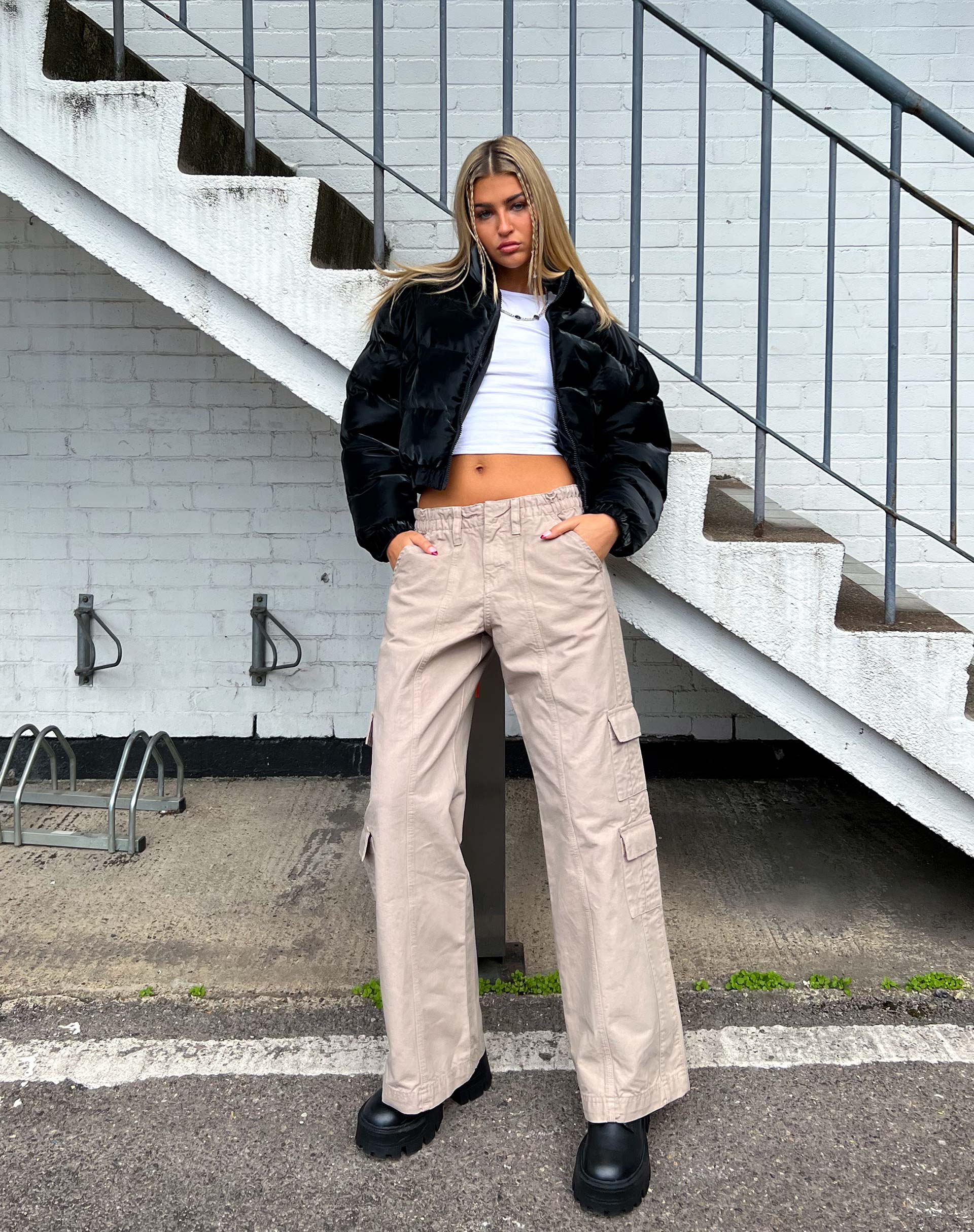 Image de Hansa Cargo Trouser in Stone